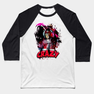 Crazy world t-shirt design Baseball T-Shirt